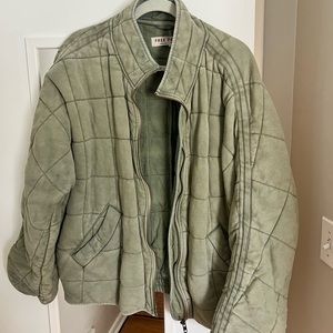 Free People Green Dolman Jacket